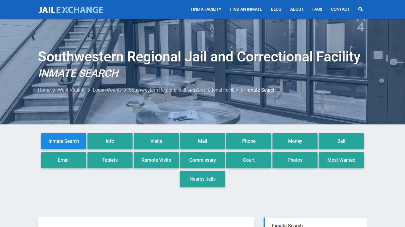Inmate Search: Roster & Mugshots - Southwestern Regional Jail and ...